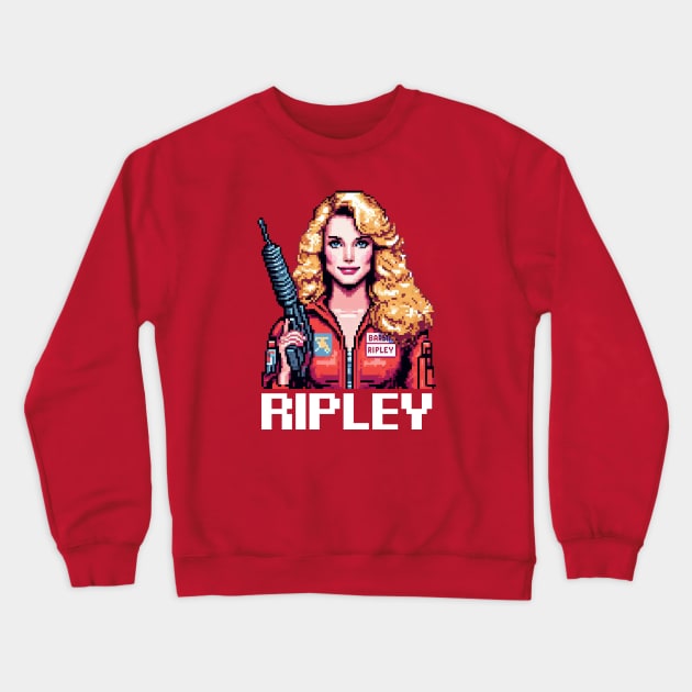 Ripley Pixel Crewneck Sweatshirt by PXLART